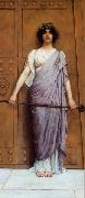John William Godward At the Gate of the Temple china oil painting reproduction